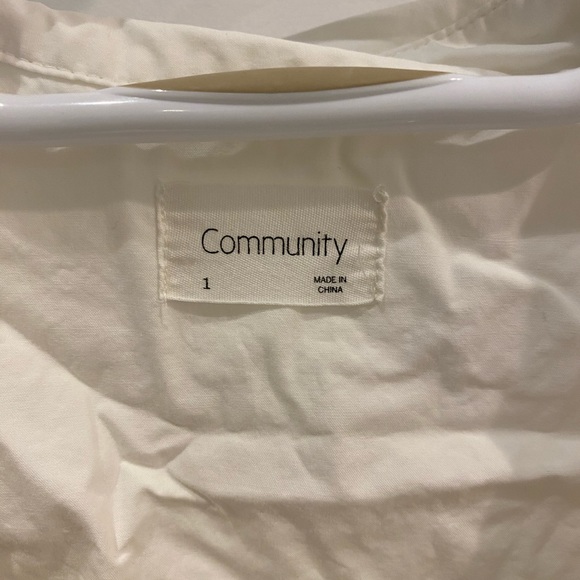 Women’s community oversized white shirt size 1 - Picture 2 of 4